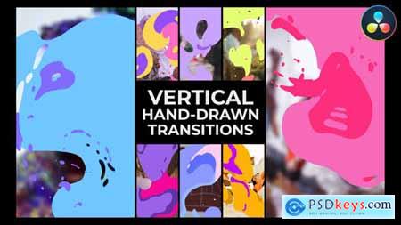 Vertical Liquid Hand Drawn Transitions DaVinci Resolve 51868745 