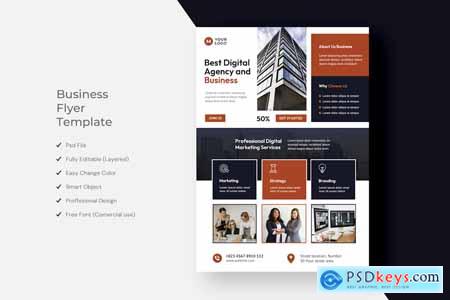Business Flyer Template Design 7Q2F3Y9