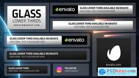 Glass Lower Thirds 42840274