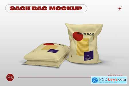 Sack Bag Mockup