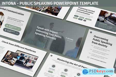 Intona - Public Speaking Powerpoint Template