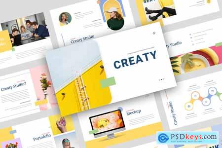 Design Agency Presentation Template - Creaty