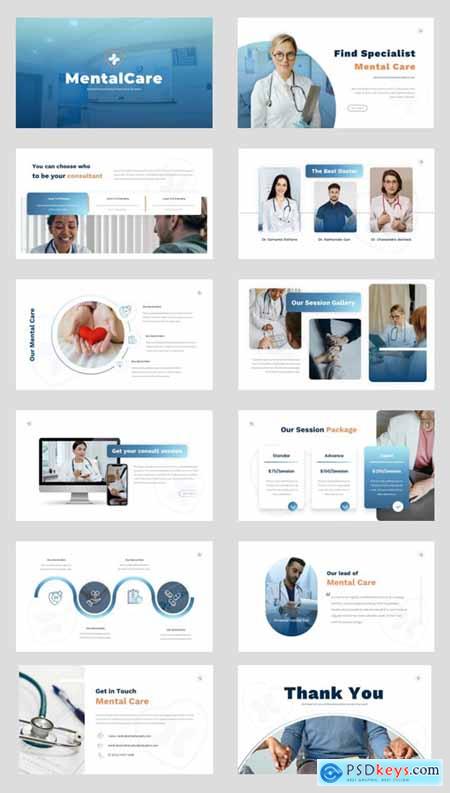 Psycho Therapy Presentation Template - MentalCare