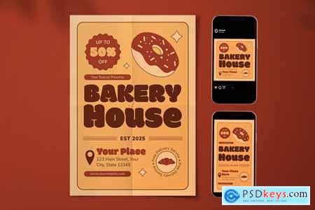 Bakery House Flyer Set