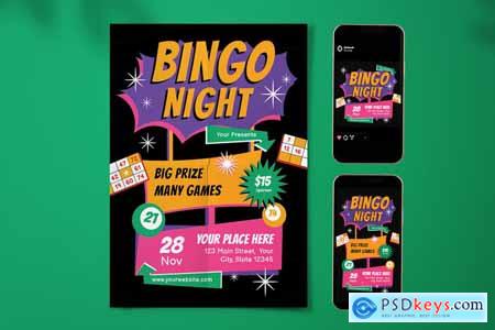 Bingo Night Flyer Set