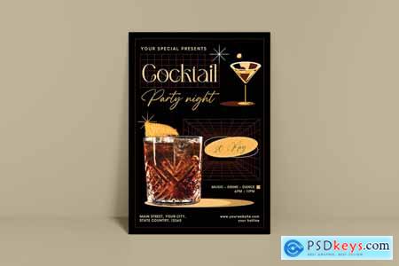 Cocktail Night Party Flyer
