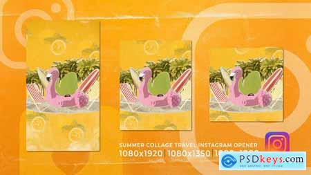 Collage Summer Holidays Travel Instagram Stories Logo Opener 52027143