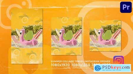 Collage Summer Holidays Travel Instagram Stories Logo Opener 52109902