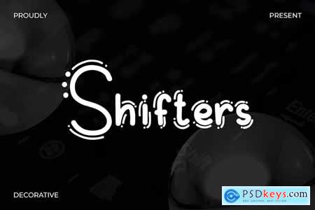 Shifters - Decorative Comic Font