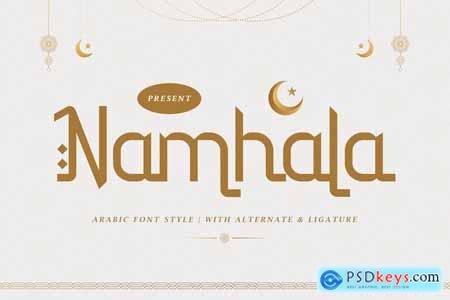 Namhala - Arabic Font tyle