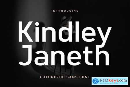Kindley Janeth Futuristic Font