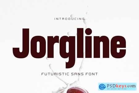 Jorgline Futuristic Sans Font