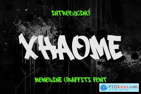 Xhaome - Expressive Graffiti Font