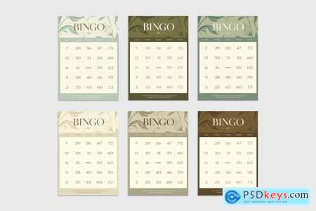 Elegant Bingo Cards Template