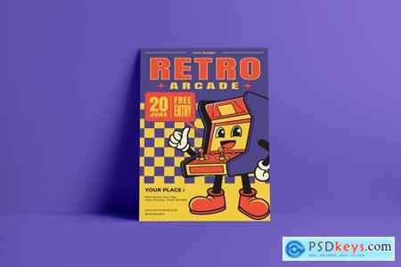 Retro Arcade Poster