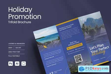 Creative Holiday Promotion Trifold Brochure