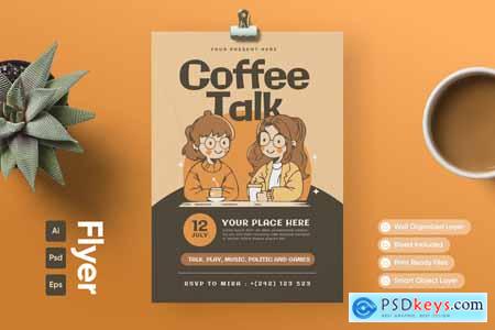 Coffee Talk - Flyer
