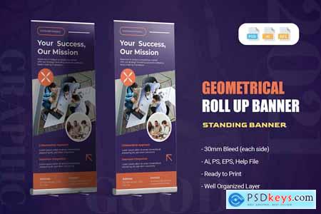 Geometrical Roll Up Banner