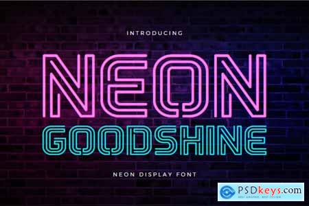 Neon Goodshine - Neon Display Font