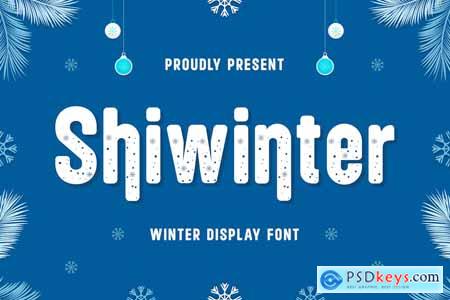 Shiwinter - Winter Display Font
