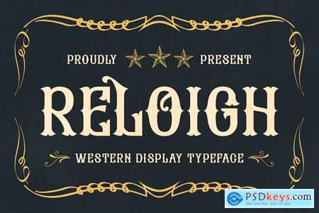 Reloigh - Western Display Typeface
