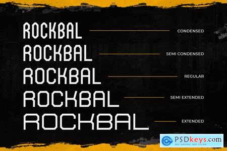 Rockbal - Variable Sport Font