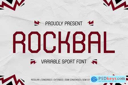 Rockbal - Variable Sport Font