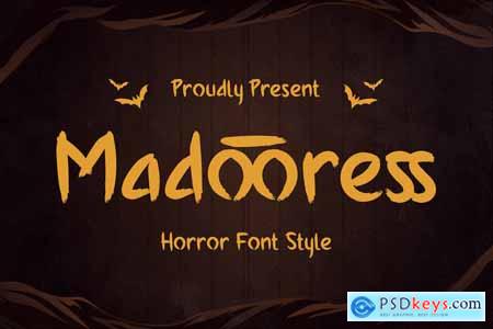 Madooress - Horror Font Style