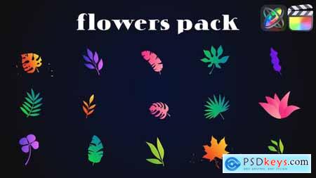 Colorful Flowers Pack for FCPX 52077290