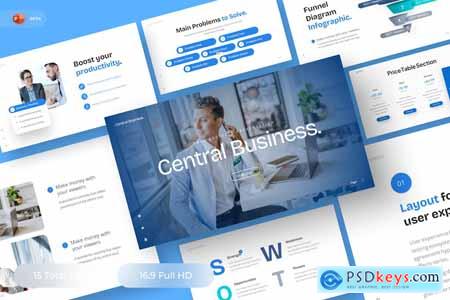 Central - Business PowerPoint Template