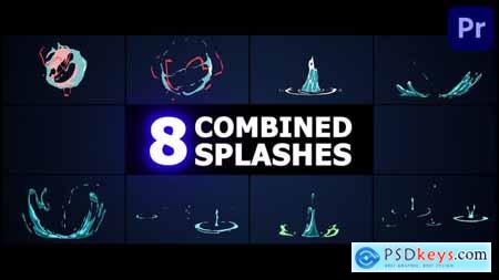 Combined Splashes for Premiere Pro 52180093
