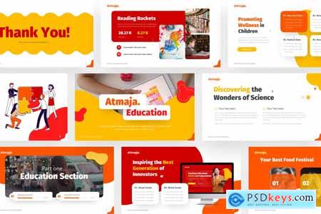 Atmaja - Kids Education PowerPoint Template