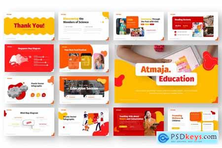 Atmaja - Kids Education PowerPoint Template