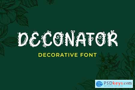 Deconator - Decorative Font