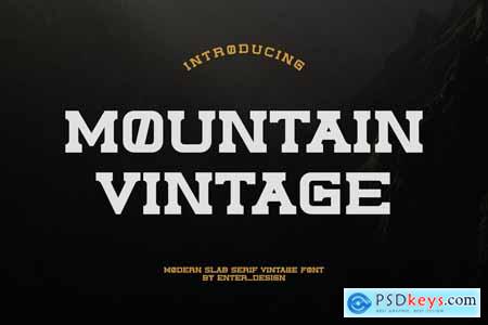 Mountain Vintage Font