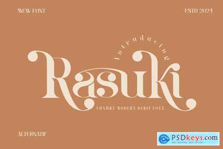 Rasuki - Luxury Modern Font