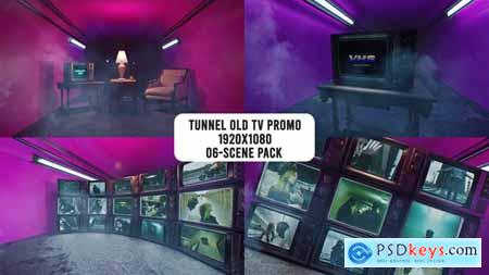 Tunnel Old Tv Promo MOGRT 52139484