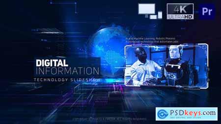 Digital Information Technology Slideshow - Premiere Pro 52147014