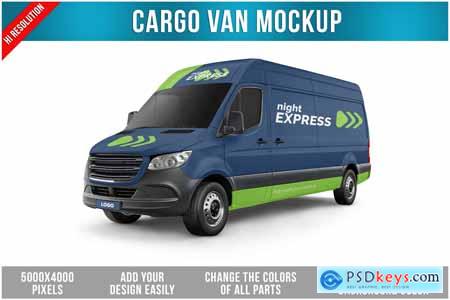 Cargo Van Mockup UV8QXN3