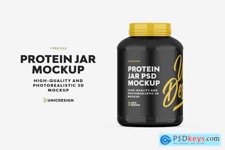 Protein Jar Mockup JL7D9XQ