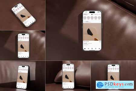 Realistic iPhone 15 Pro Mockup