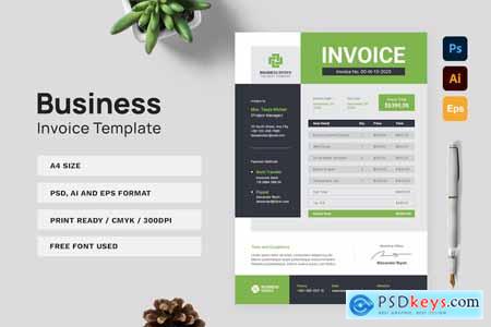 Invoice Template KFVGYFL