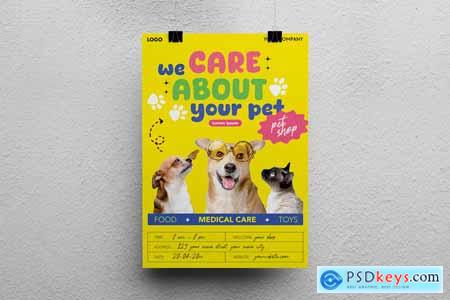 Pet Care & Veterinary Flyer