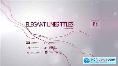 Elegant Lines Titles Light Version 52246639