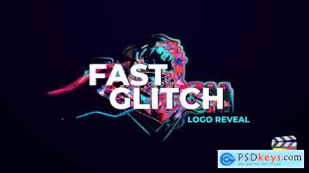 Fast Glitch Logo Reveal 51757027
