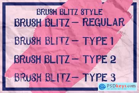 Brush Blitz - Brush Font