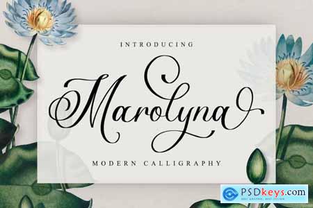 Marolyna - Calligraphy Font