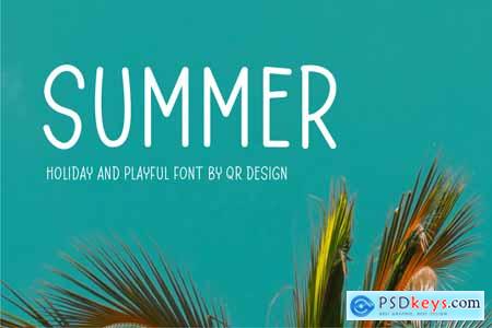 Summer Holimoly - Tropical & Playful Font
