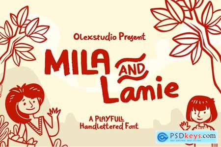 Mila and Lanie - Handlettered