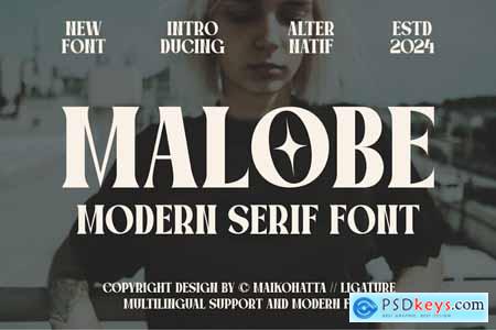 Malobe - Modern Serif Font